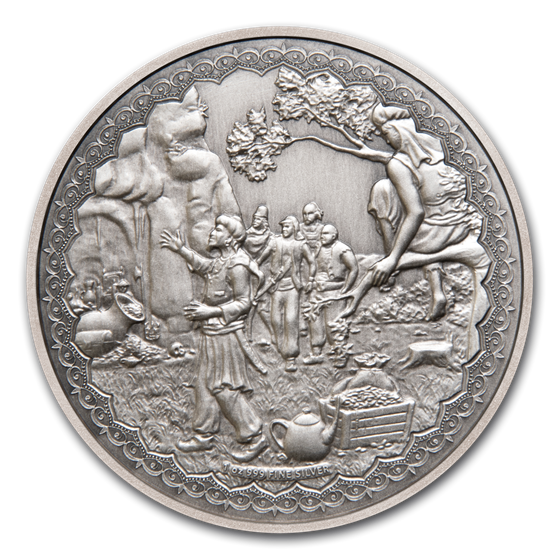 2019 Niue 1 oz Silver $2 Ali Baba and the Forty Thieves 2019 Niue 1 oz Silver $2 Ali Baba and the Forty Thieves